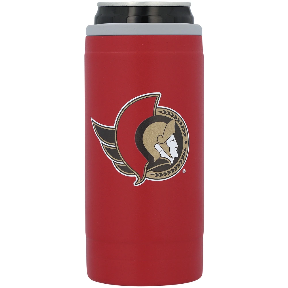 Ottawa Senators 12oz. Flipside Powdercoat Slim Can Cooler