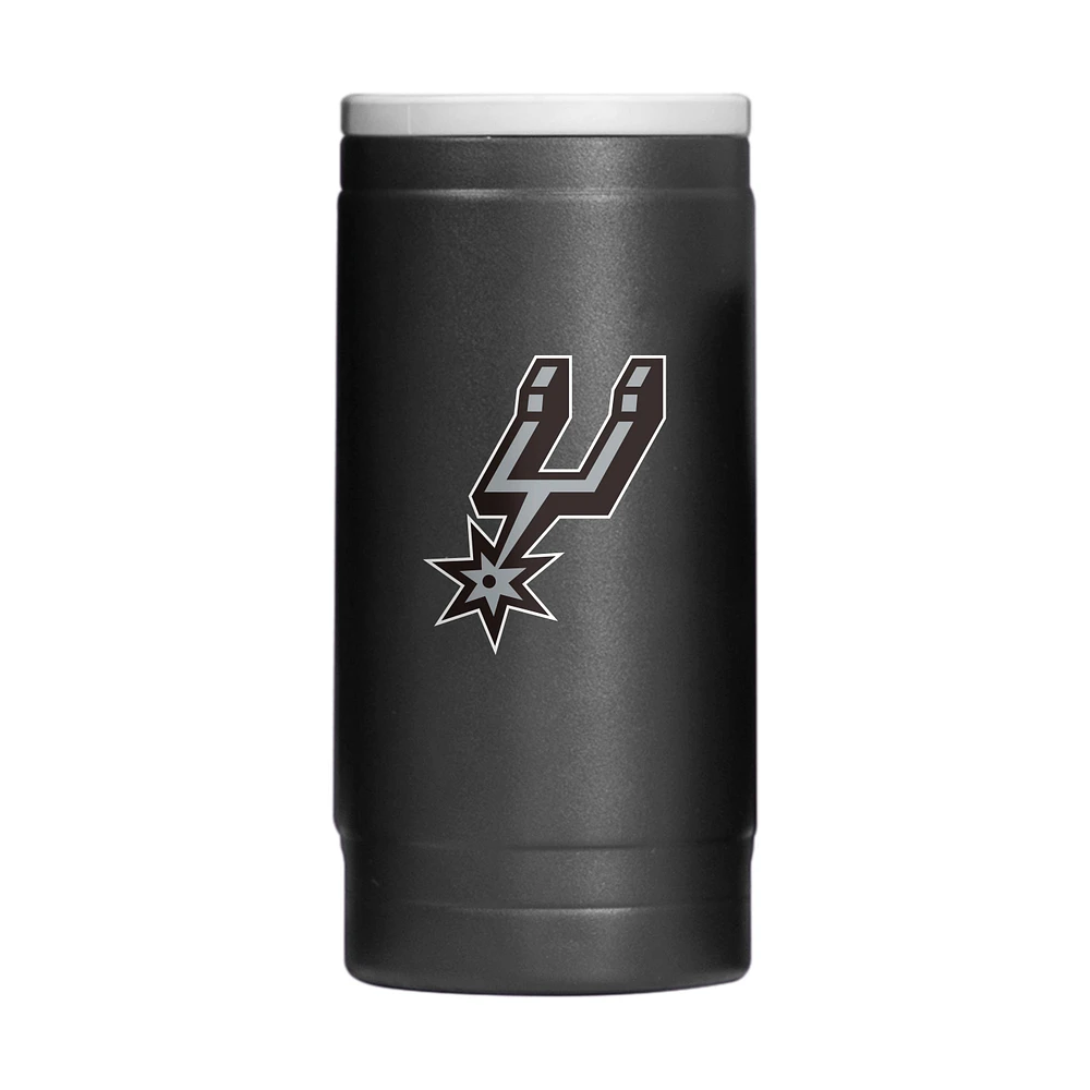 San Antonio Spurs 12oz. Flipside Powdercoat Slim Can Cooler