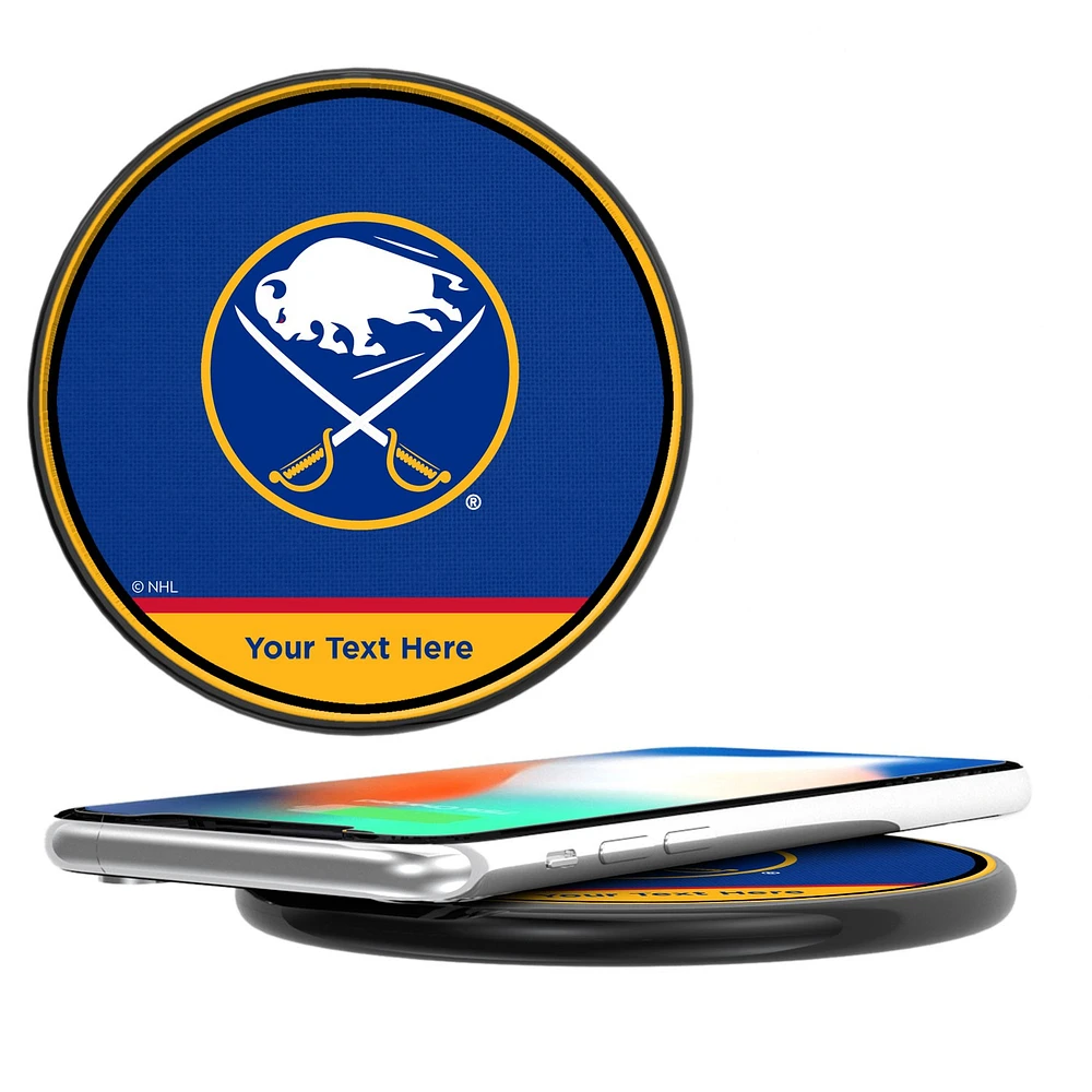 Buffalo Sabres Personalized 10-Watt Wireless Phone Charger