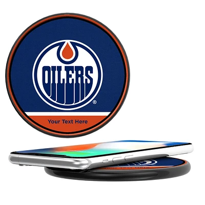 Edmonton Oilers Personalized 10-Watt Wireless Phone Charger