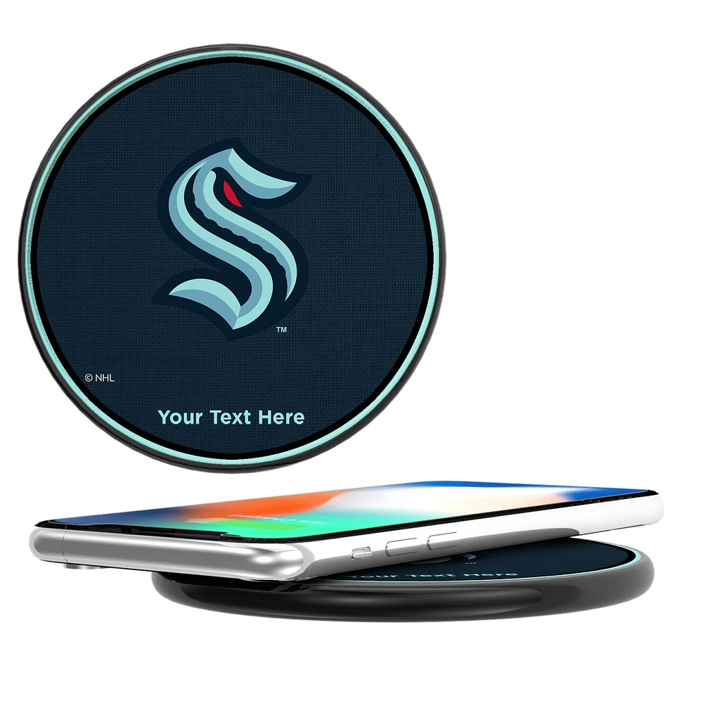 Seattle Kraken Personalized 10-Watt Wireless Phone Charger