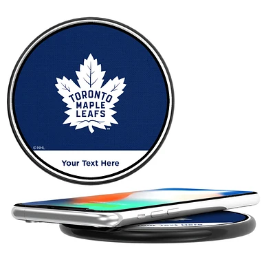 Toronto Maple Leafs Personalized 10-Watt Wireless Phone Charger