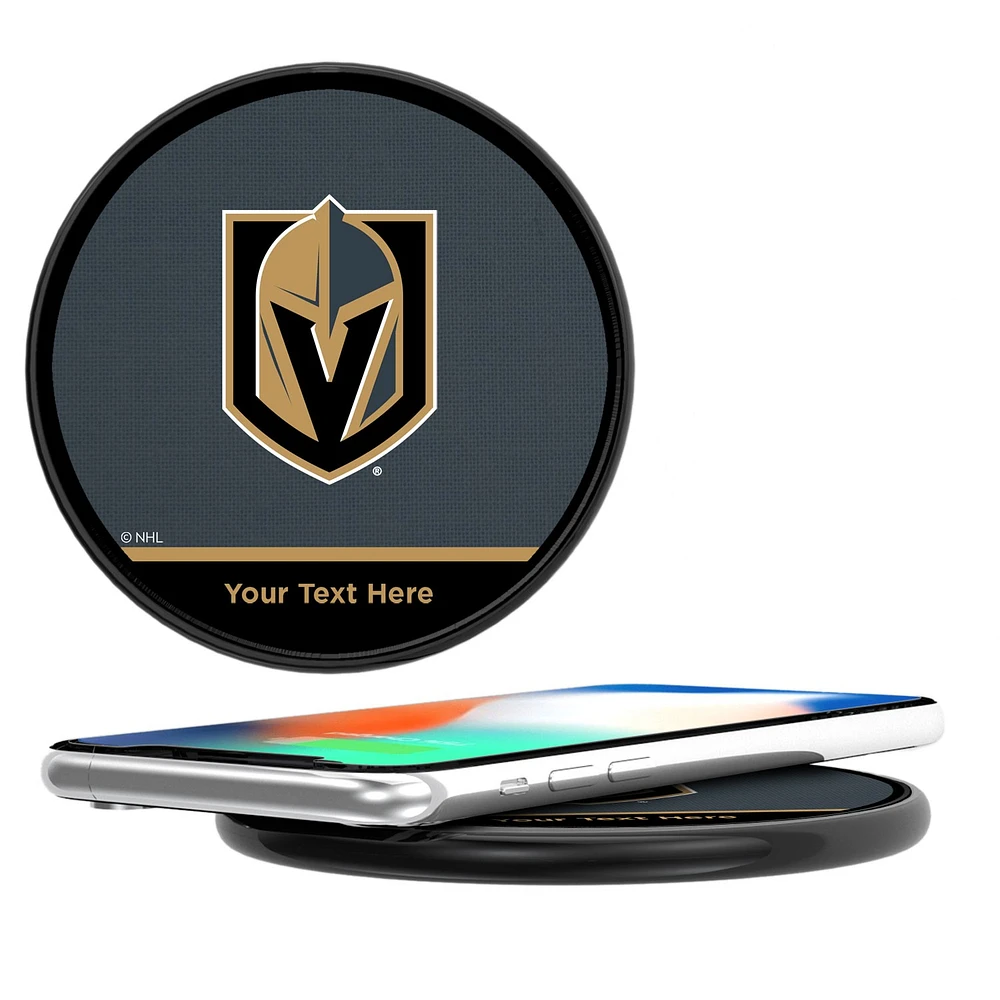 Vegas Golden Knights Personalized 10-Watt Wireless Phone Charger
