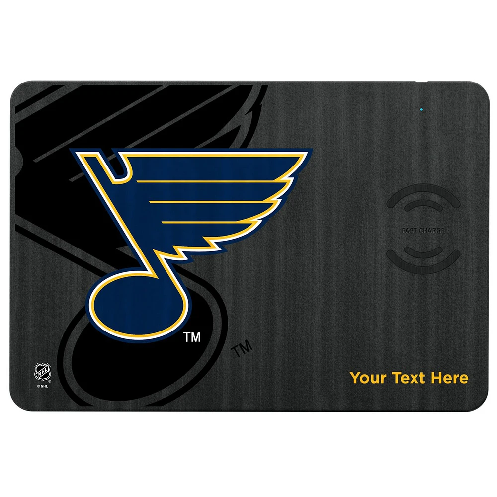 St. Louis Blues Personalized Wireless Charger & Mouse Pad