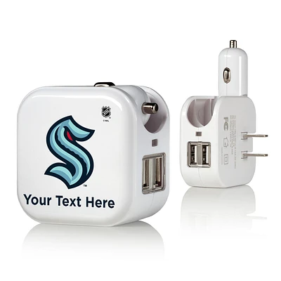 Seattle Kraken Personalized 2-In-1 USB Charger
