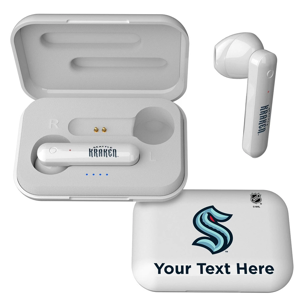 Seattle Kraken Personalized Insignia Design Wireless Earbuds