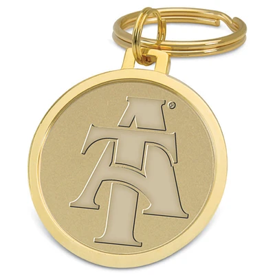 Gold North Carolina A&T Aggies Team Logo Split-Wire Key Ring