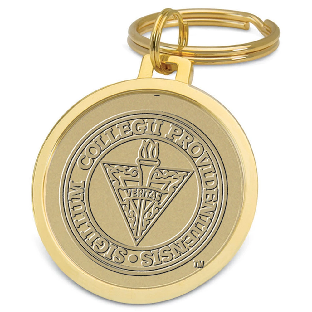 Gold Providence Friars Team Logo Split-Wire Key Ring