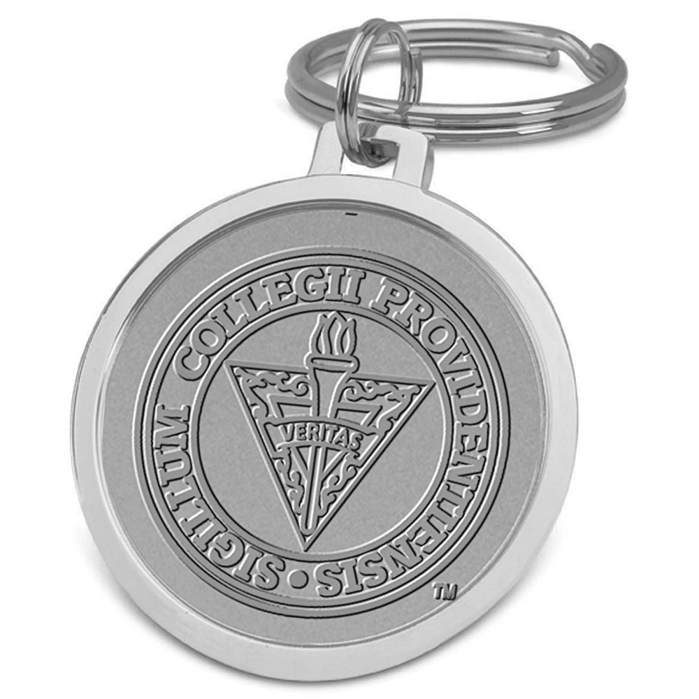 Silver Providence Friars Team Logo Split-Wire Key Ring