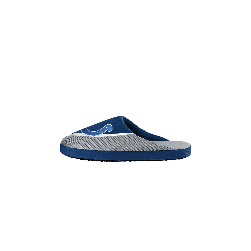 Youth FOCO Indianapolis Colts Big Logo Color Edge Slippers