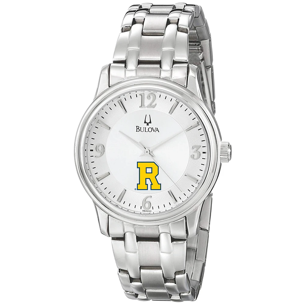 Men's Bulova Silver Rochester Yellow Jackets