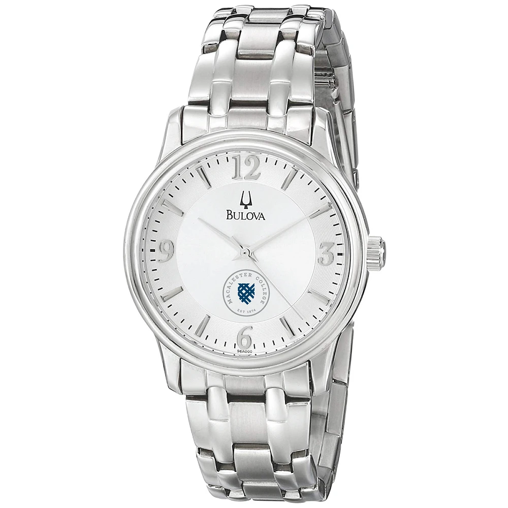 Men's Bulova Silver Macalester Scots
