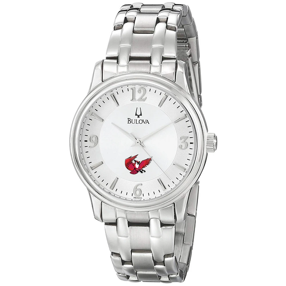Men's Bulova Silver Keene State Owls
