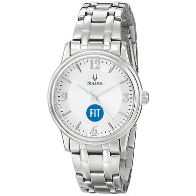 Men's Bulova Silver SUNY Fashion Institute of Technology Tigers