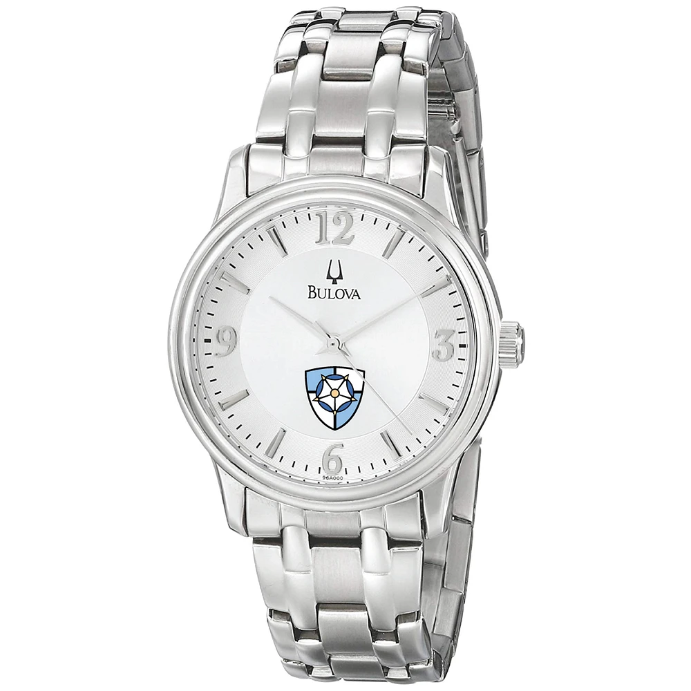 Men's Bulova Silver Notre Dame of Maryland Gators