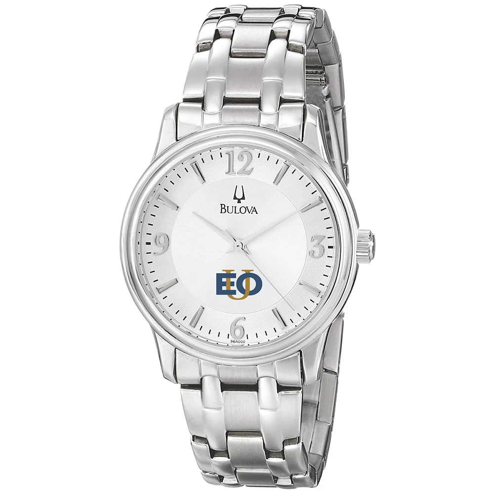 Men's Bulova Silver Eastern Oregon Mountaineers
