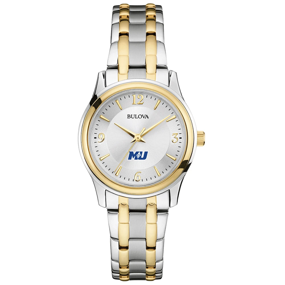 Women's Bulova Silver Marymount Saints Classic Two-Tone Round Watch