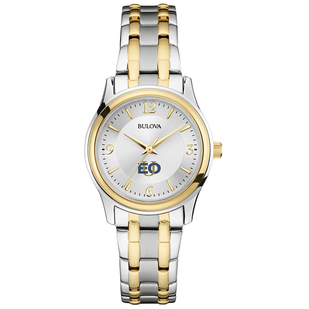 Women's Bulova Silver Eastern Oregon Mountaineers Classic Two-Tone Round Watch