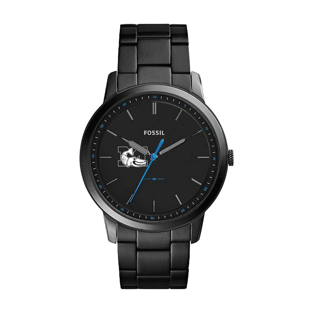 Fossil Black Muskingum Muskies The Minimalist Slim Stainless Steel Watch