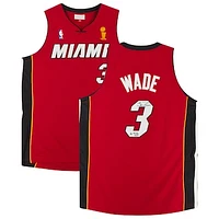 Dwyane Wade Red Miami Heat Autographed Authentic Jersey with "06 Finals MVP" Inscription