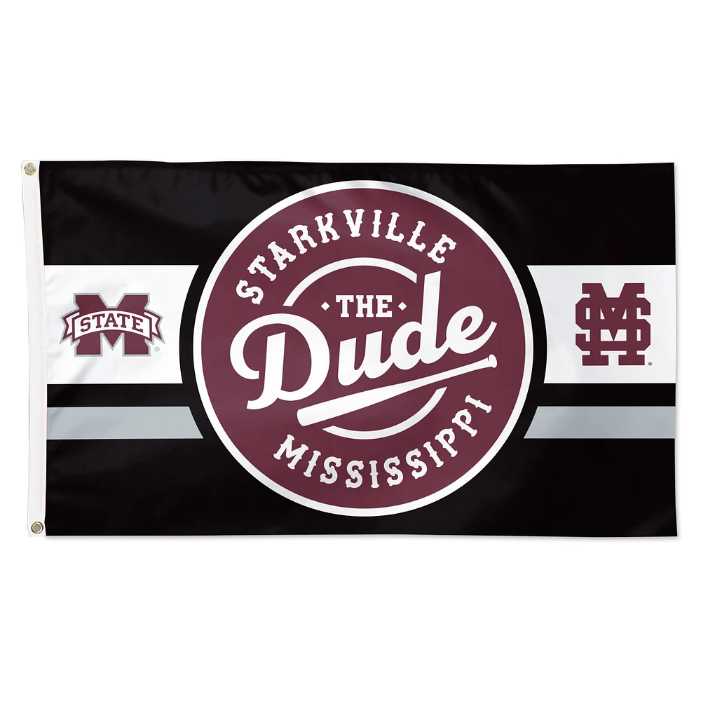 WinCraft Mississippi State Bulldogs 3' x 5' Single-Sided The Dude Collection Deluxe Flag