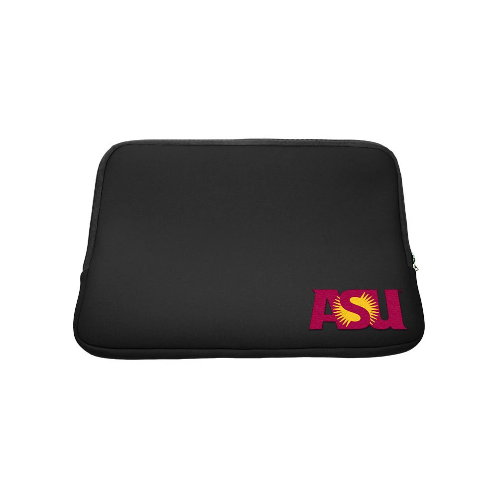 Black Arizona State Sun Devils Soft Sleeve Laptop Case
