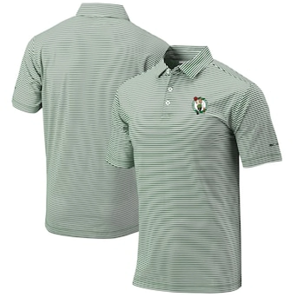 Men's Columbia Green Boston Celtics Golf Club Invite Omni-Wick Polo