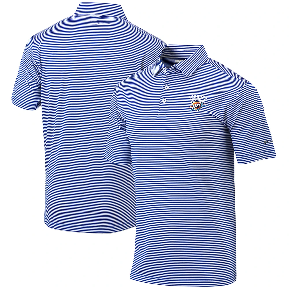 Men's Columbia Blue Oklahoma City Thunder Golf Club Invite Omni-Wick Polo