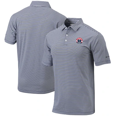 Men's Columbia Navy Washington Wizards Golf Club Invite Omni-Wick Polo