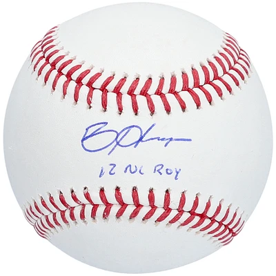 Bryce Harper Philadelphia Phillies Autographed Baseball with "12 NL ROY" Inscription