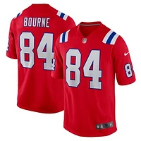 Men's Nike Kendrick Bourne Red New England Patriots Alternate Game Jersey