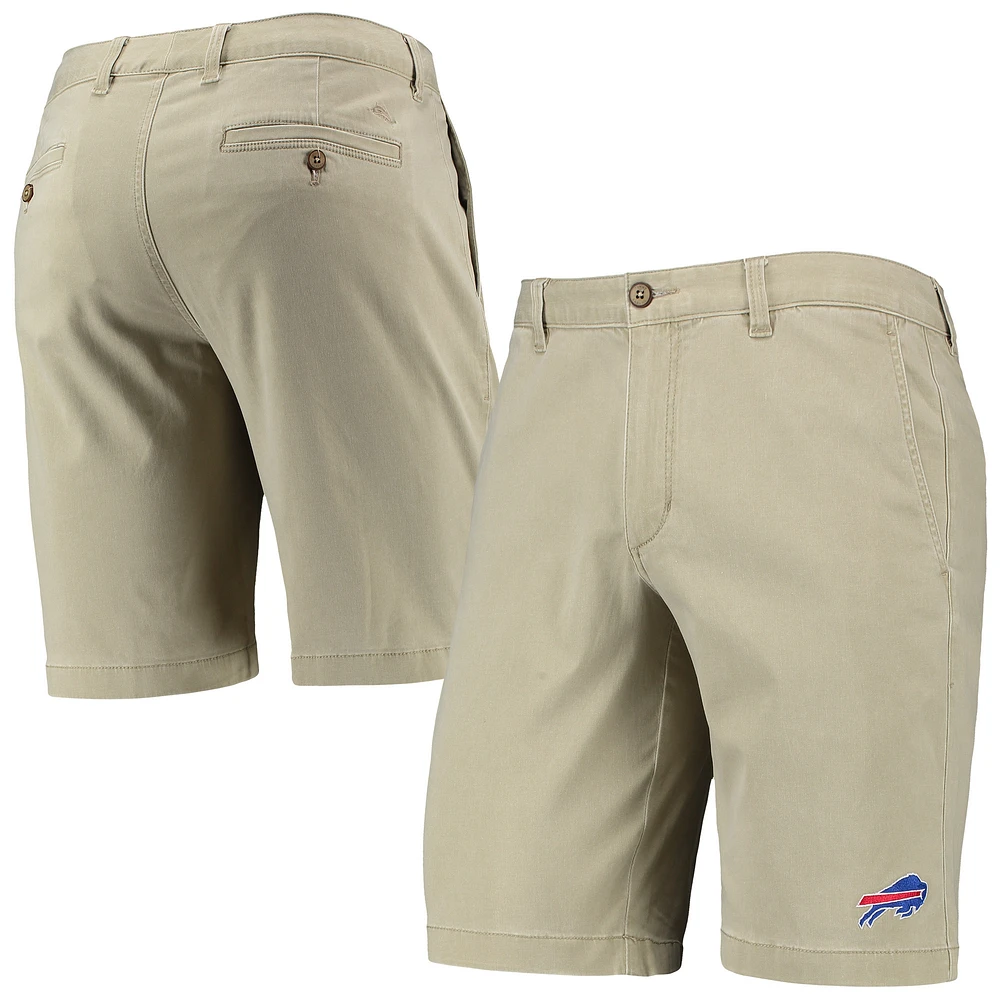 Men's Tommy Bahama Khaki Buffalo Bills Boracay Tri-Blend Shorts