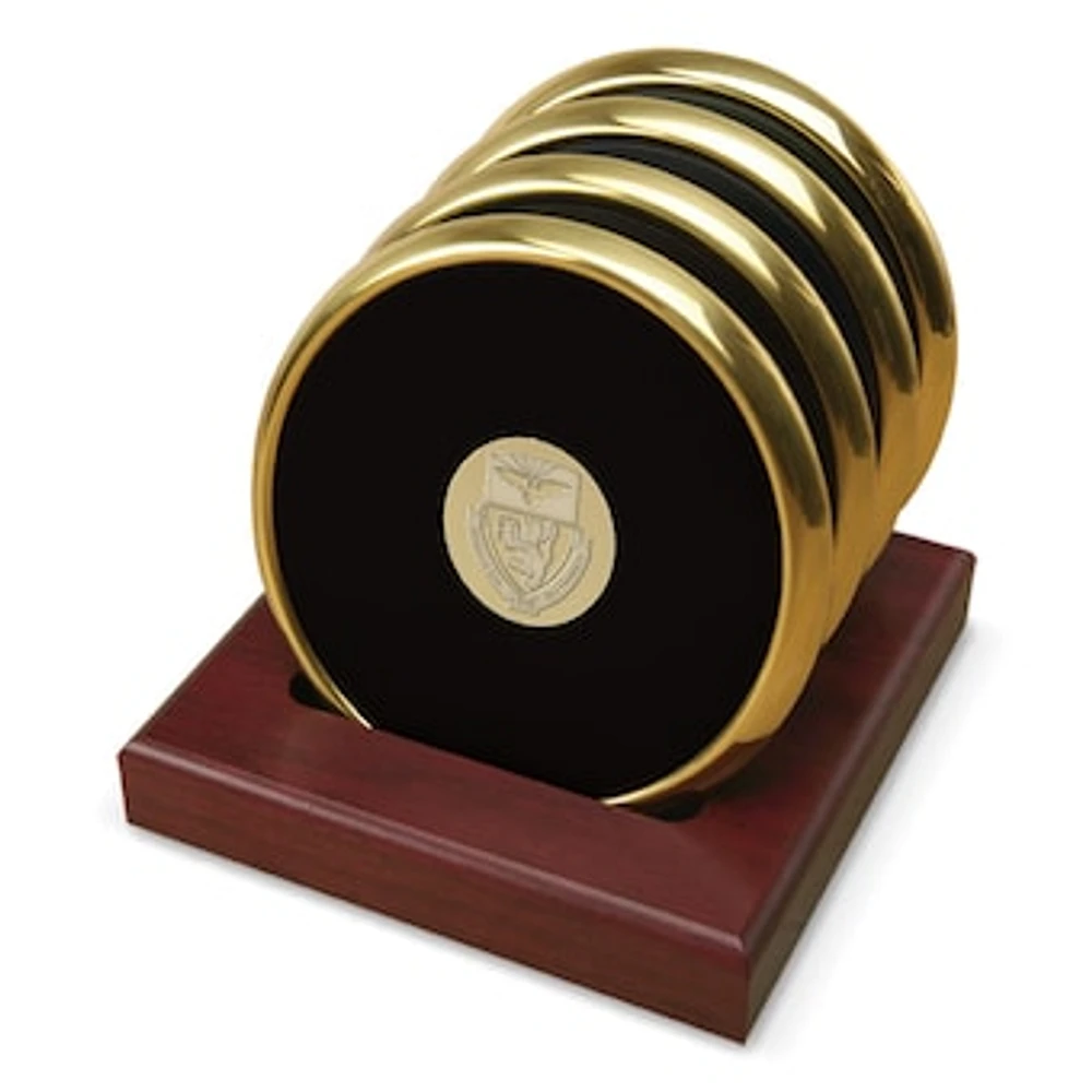 Gold Duquesne Dukes -Piece Coaster Set