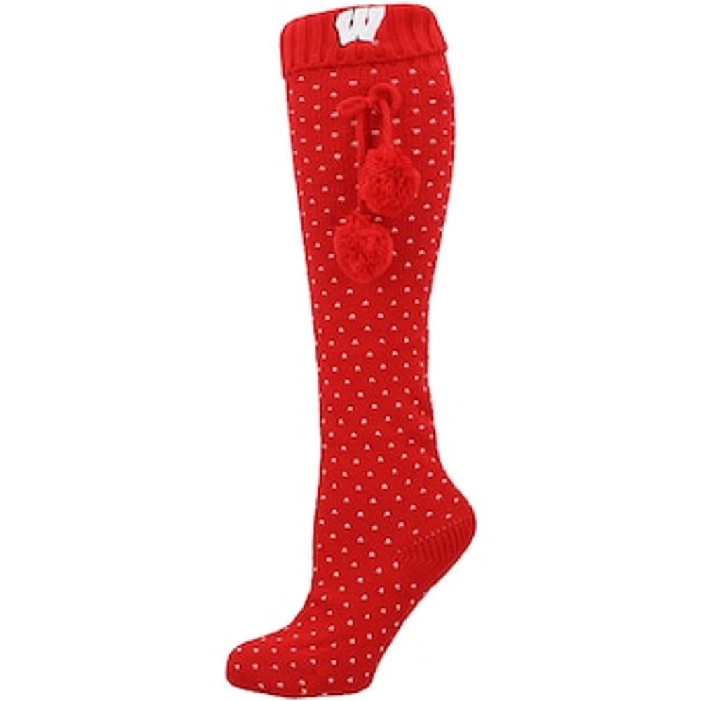 Women's ZooZatz Red Wisconsin Badgers Knee High Socks