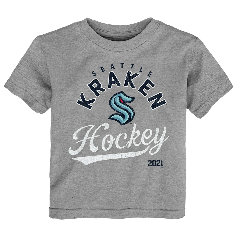 Toddler Heather Gray Seattle Kraken Take the Lead T-Shirt