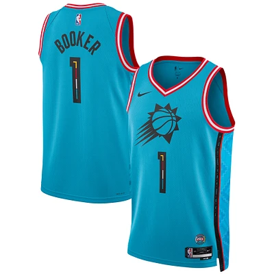 Unisex Nike Devin Booker Turquoise Phoenix Suns 2022/23 Swingman Jersey - City Edition