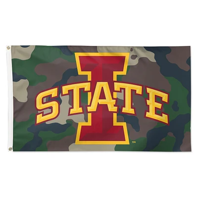 WinCraft Iowa State Cyclones 3' x 5' Single-Sided Deluxe Camo Flag
