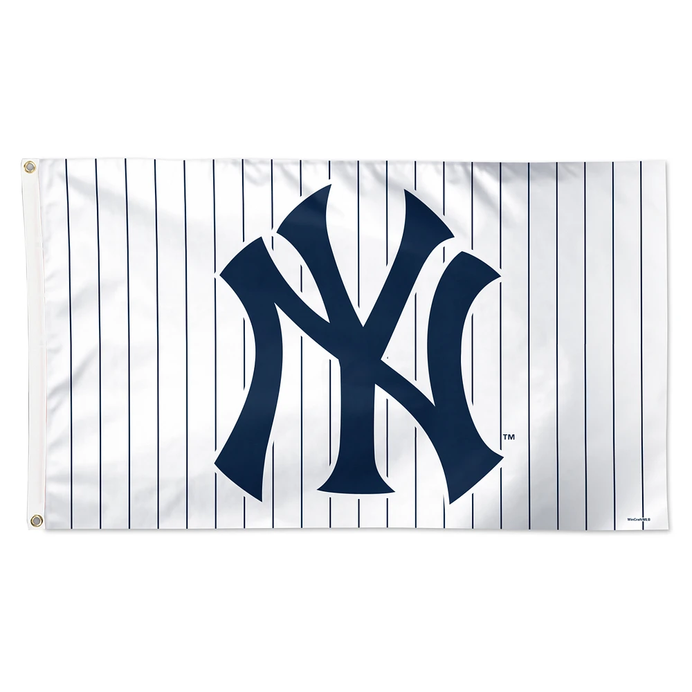 WinCraft New York Yankees 3' x 5' Single-Sided Deluxe Pinstripe Flag