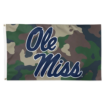 WinCraft Ole Miss Rebels 3' x 5' Single-Sided Deluxe Camo Flag