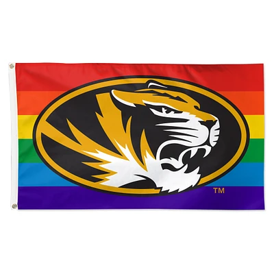 WinCraft Missouri Tigers 3' x 5' Single-Sided Deluxe Team Pride Flag