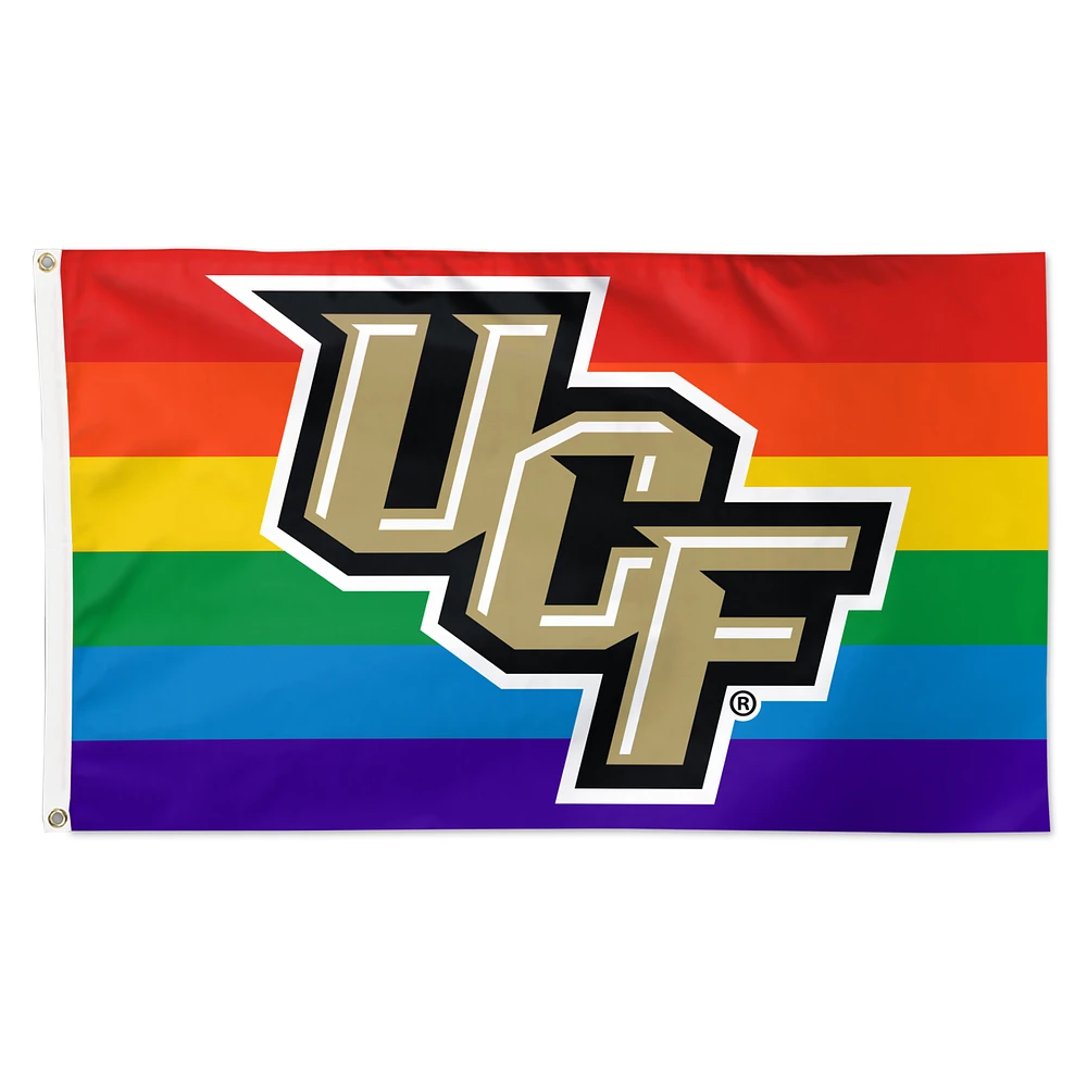 WinCraft UCF Knights 3' x 5' Single-Sided Deluxe Team Pride Flag