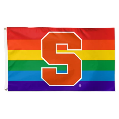 WinCraft Syracuse Orange 3' x 5' Single-Sided Deluxe Team Pride Flag