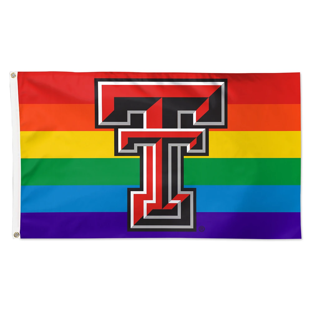 WinCraft Texas Tech Red Raiders 3' x 5' Single-Sided Deluxe Team Pride Flag
