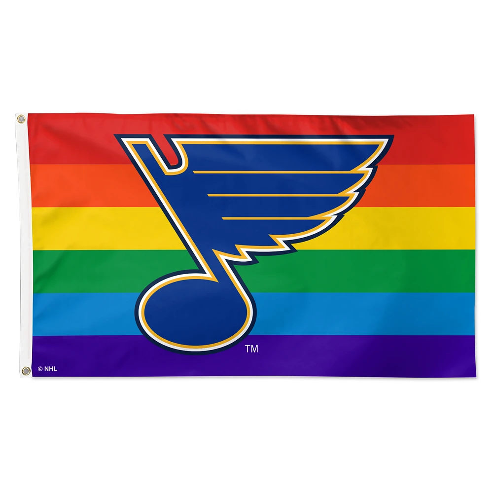 WinCraft St. Louis Blues 3' x 5' Single-Sided Deluxe Team Pride Flag