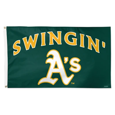 WinCraft Athletics 3' x 5' Single-Sided Deluxe Team Slogan Flag