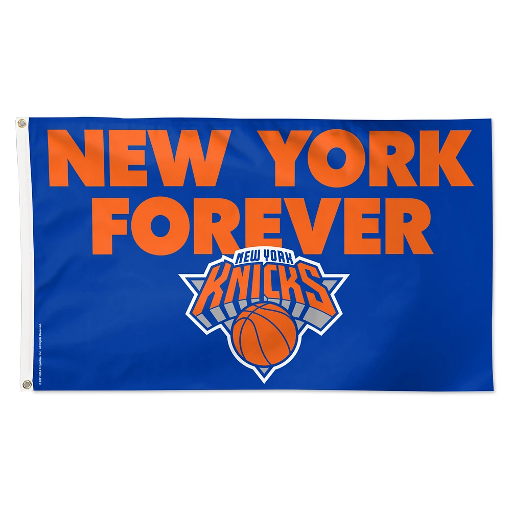 WinCraft New York Knicks 3' x 5' Single-Sided Deluxe Team Slogan Flag