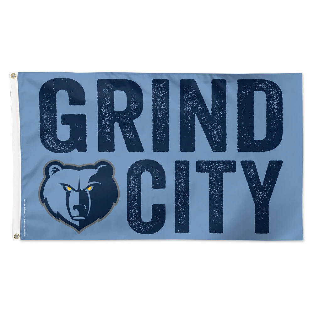 WinCraft Memphis Grizzlies 3' x 5' Single-Sided Deluxe Team Slogan Flag