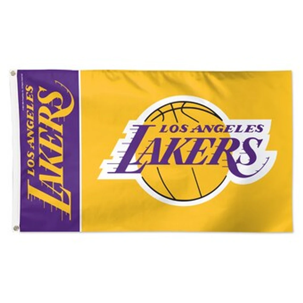WinCraft Los Angeles Lakers 3' x 5' Single-Sided Inspired Block Deluxe Flag