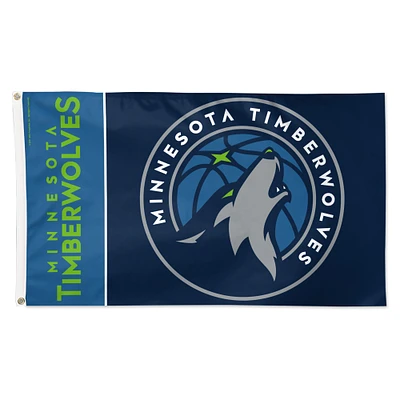 WinCraft Minnesota Timberwolves 3' x 5' Single-Sided Inspired Block Deluxe Flag