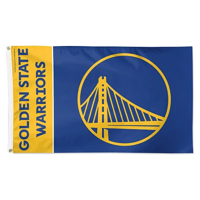 WinCraft Golden State Warriors 3' x 5' Single-Sided Inspired Block Deluxe Flag